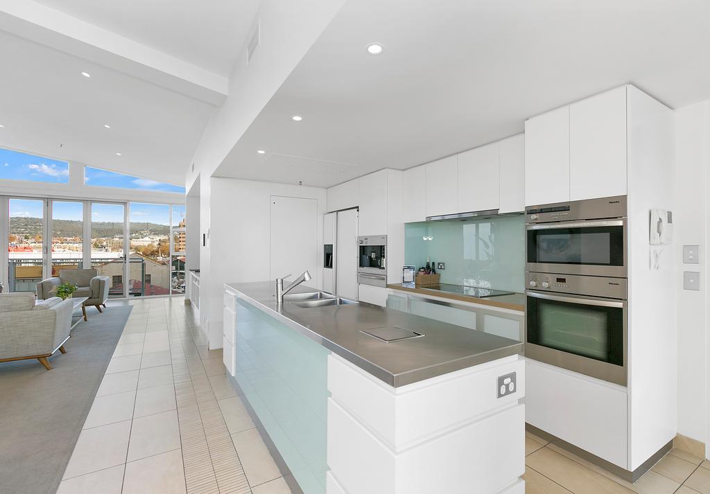 Sullivans Cove Apartments Hobart Extérieur photo A modern kitchen